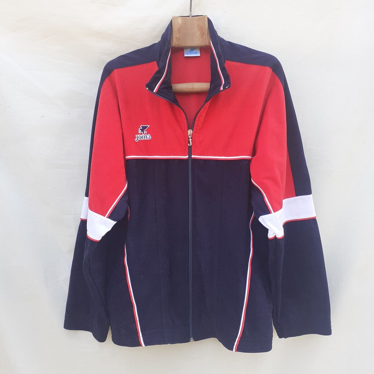 Rare vintage 90s Joma Velour Track Jacket Men's Large Navy Rare vintage 90s Joma Velour Track Jacket Men's Large Navy