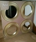 4 pk. Wall Mirror Set * Light Gold In Color * beautiful! (BRAND NEW)  — photo 8