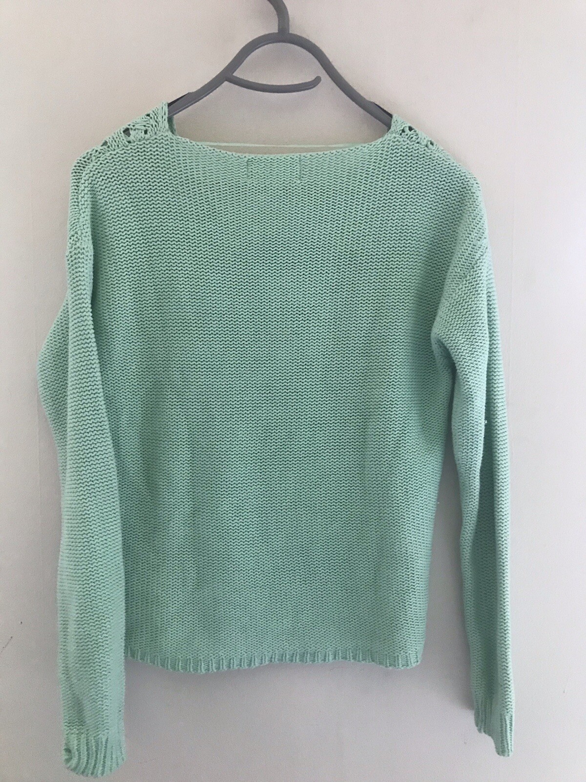 ruby moon small mint green knit pullover long sle… - image 5