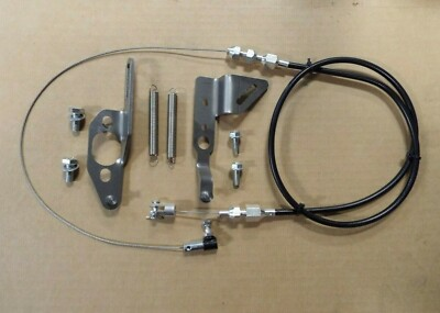 #ad Universal P7100 Throttle Kit Swap Brackets P pump 36quot; Cut to Length Cable $185.99