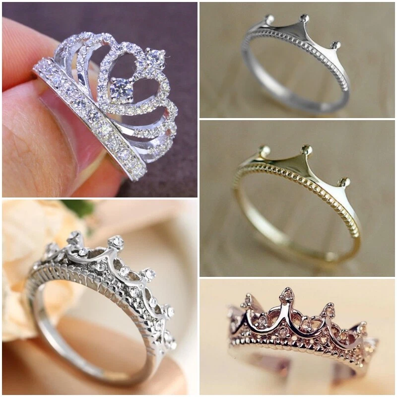 Ladies silver 2024 ring size s