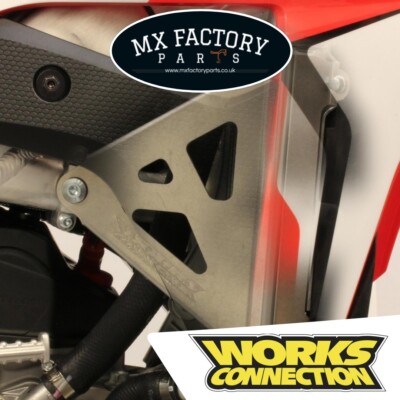 Honda CRF450 19 20 Kühlerstreben funktioniert Anschluss silber CRF 450R/RX/RWE 450