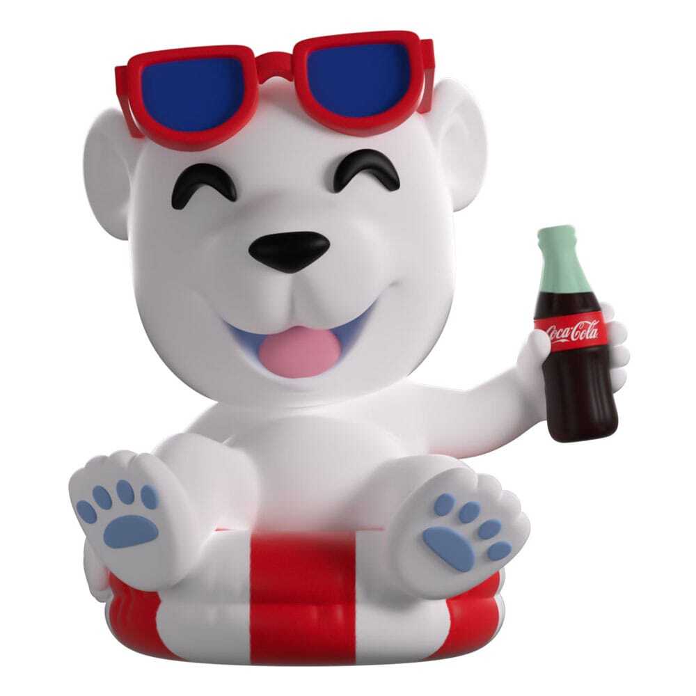 Coca-cola Vinile Figura Coca-cola Polar Bear 8 Cm Youtooz