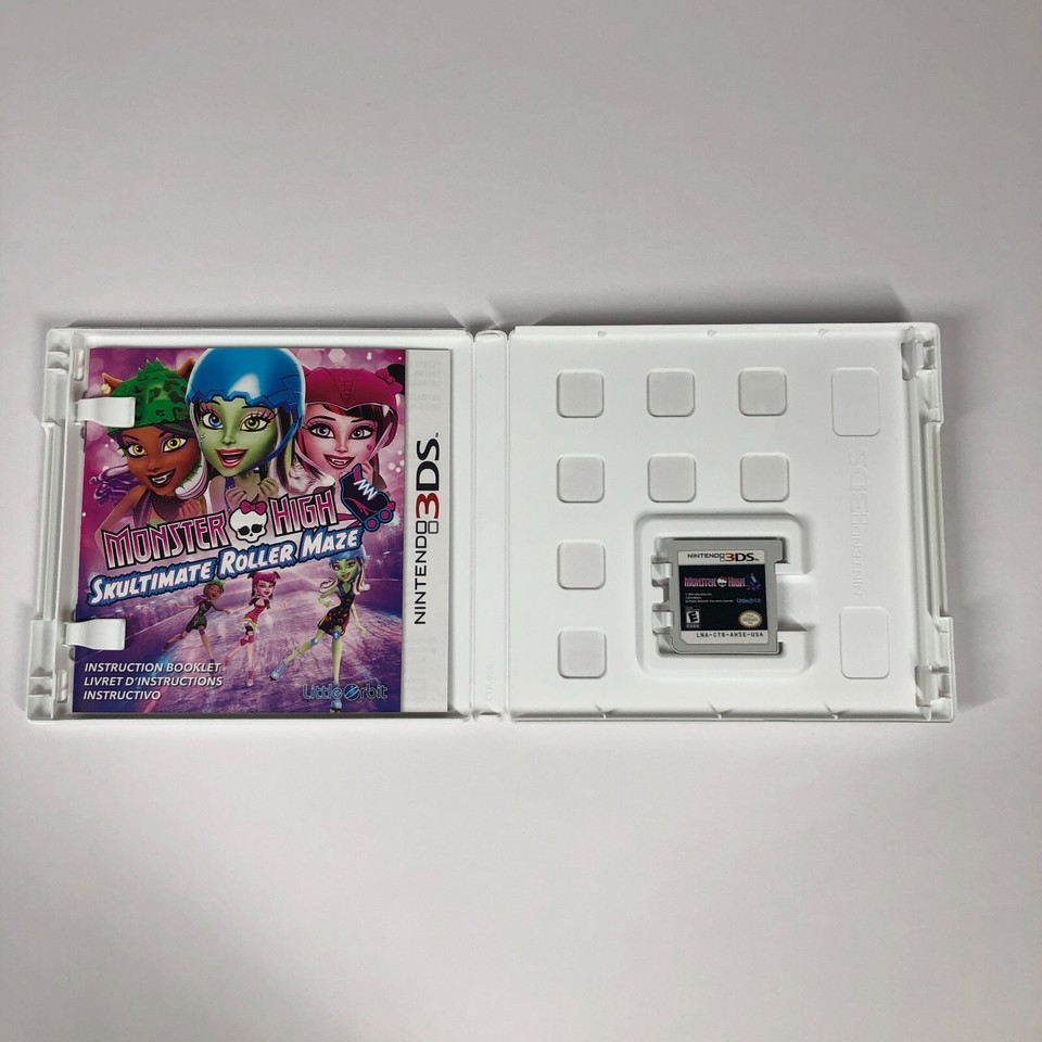 Nintendo 3DS Monster High Skultimate Roller Maze Game 2013 Complete