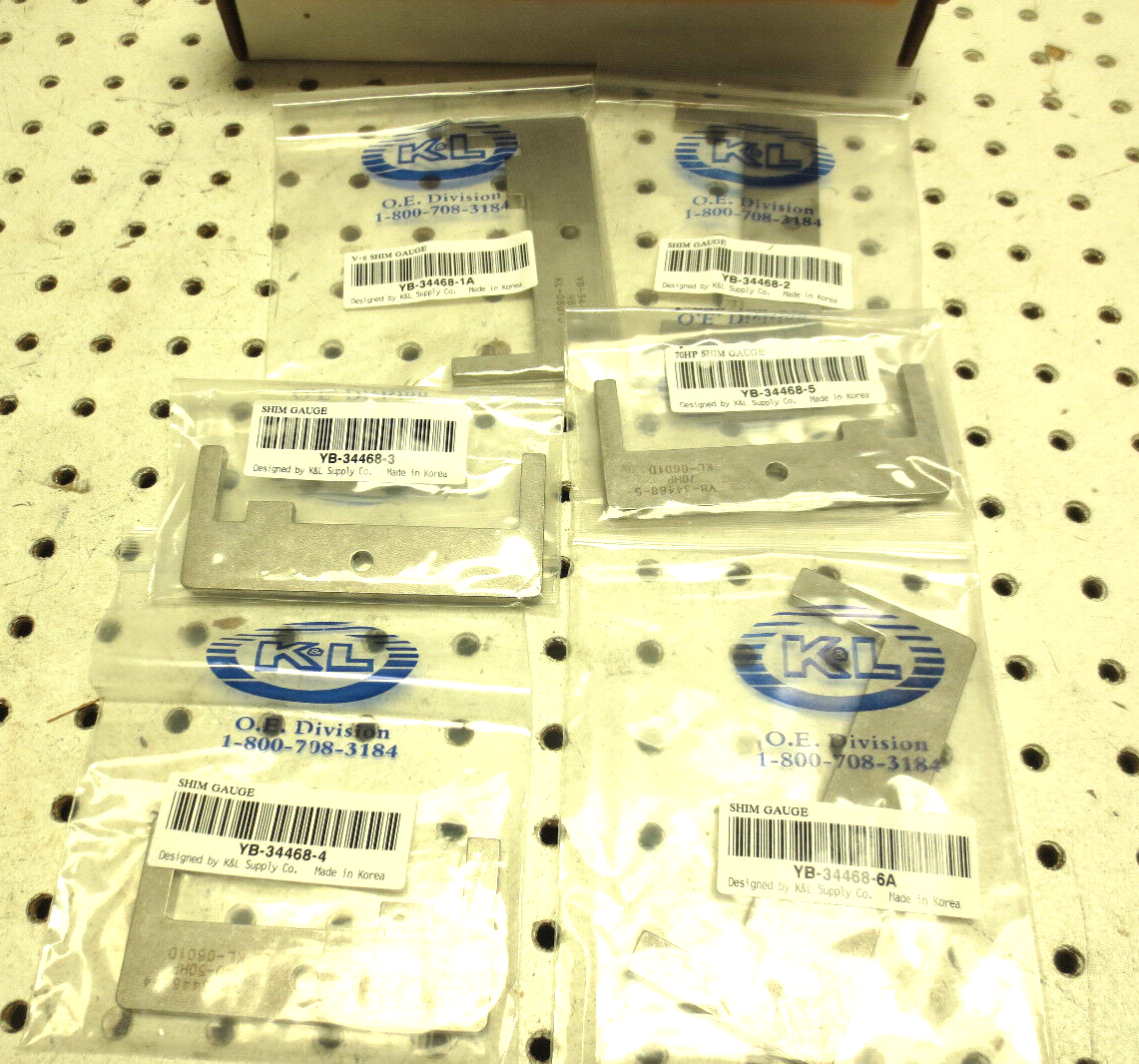 Yamaha Outboard Lower Unit Reverse Gear Shim Gauge Set YB Yamaha Outboard Lower Unit Reverse Gear Shim Gauge Set YB