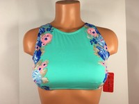 Gossip Roses Forever High Neck Bikini Top Women's Size S Gossip Roses Forever High Neck Bikini Top Women's Size S