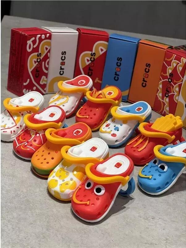 McDonald's CANADA Mini Crocs Happy Meal Toys with CANADIAN Exclusives Christmas