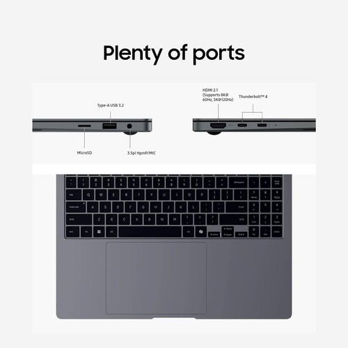 Samsung 16" Galaxy Book4 Pro Laptop PC Win11 PRO Intel Core 7 Ultra 32GB 1TB 3K - Picture 2 of 7