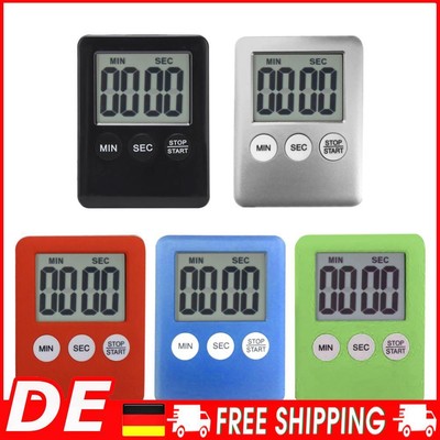 LCD Digital Kitchen Timer Electronic Countdown Timer Ultra Thin for Kitchen