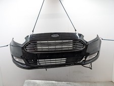 FORD GALAXY MK4 BUMPER COMPLETE FRONT IN SHADOW BLACK DAMAGED 2017