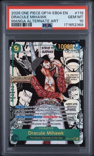 2025 Dracule Mihawk [Alternate Art] #OP14-119
