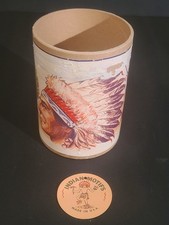 SOUVENIR American INDIAN MOTIFS Toy Drum SHELL ONLY