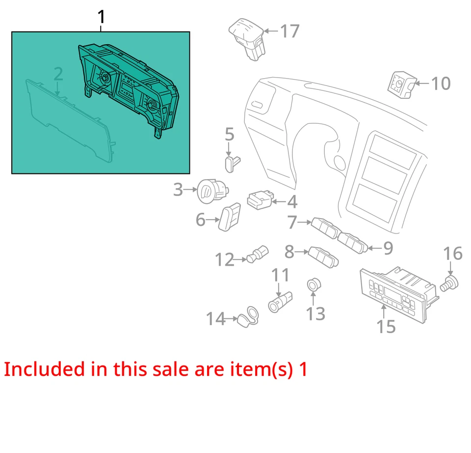 2013 Lincoln Navigator Speedometer Cluster (MPH) | ID DL7T-10849-AA Foto 3 de 4