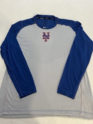 NY METS Nike Dri Fit Men s MLB Long Sleeve Shirt 2XL