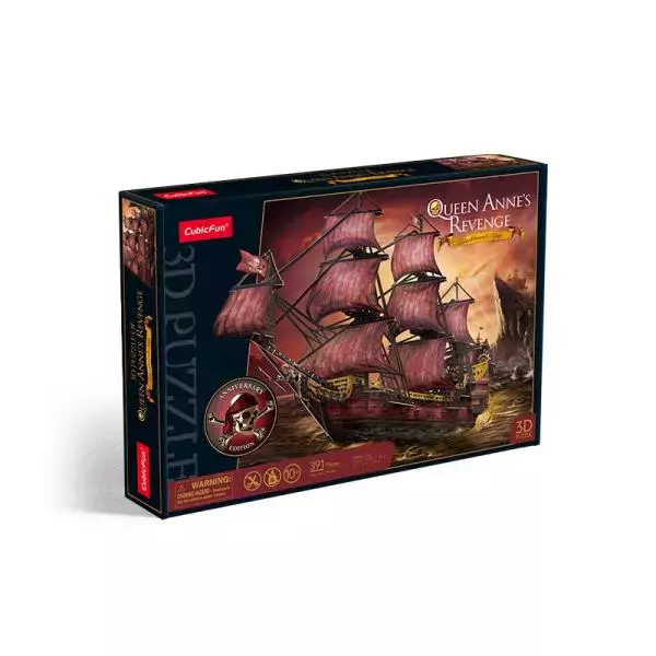 6944588240400 Puzzle 3D Zemsta krlowej Anny wersja jubileuszowa T4040H Cubic Fu 11590₽