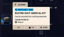 ARC RAIDERS - 1x Rust Shut Medical Kit- PC / ...