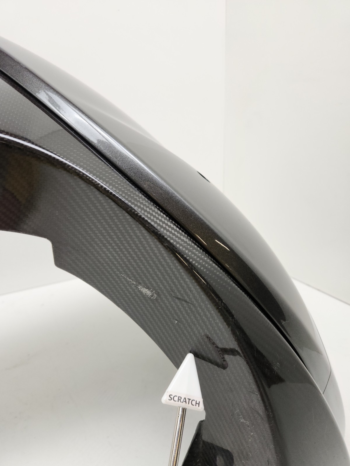 2015-2016 MCLAREN 650S SPIDER CARBON FIBER REAR BUMPER COVER PANEL ASSEMBLY GRAY