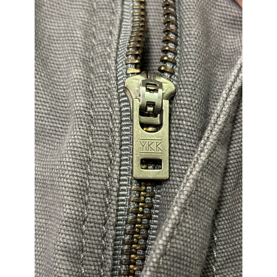 Мужские холщовые рабочие брюки Carhartt свободного покроя 40x30 серые прочные гибкие - Изображение 3 из 4