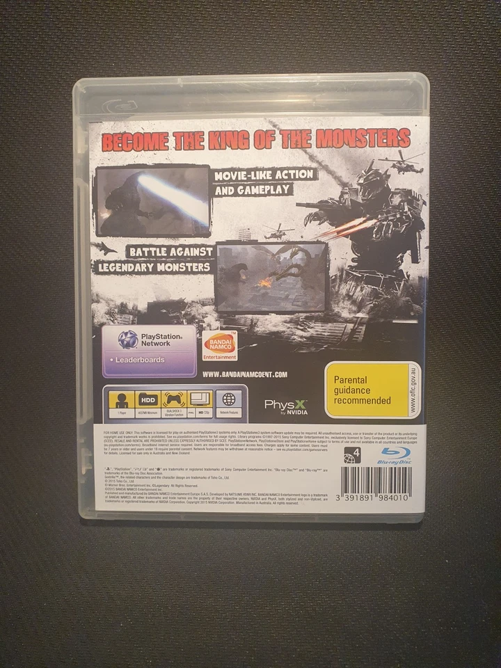 Godzilla - PS3 Game + Manual - Image 2 of 4