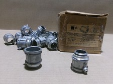 Bridgeport 508-DC Box of 19 3/4" Set Screw Connector AK