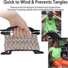 Paracord Winder Fishing Line Cable Bobbins Rope Organizer Tool for Holding