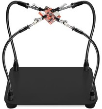 Helping Hands Soldering Station Third Hand PCB Holder Tool 4 Arms - Black
