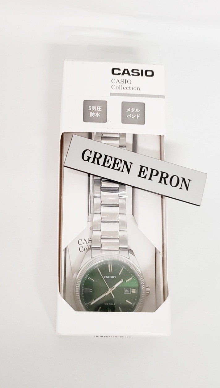 CASIO Collection MTP-1302D-3AJF Dark Green Quartz Men's Watch Classic Style