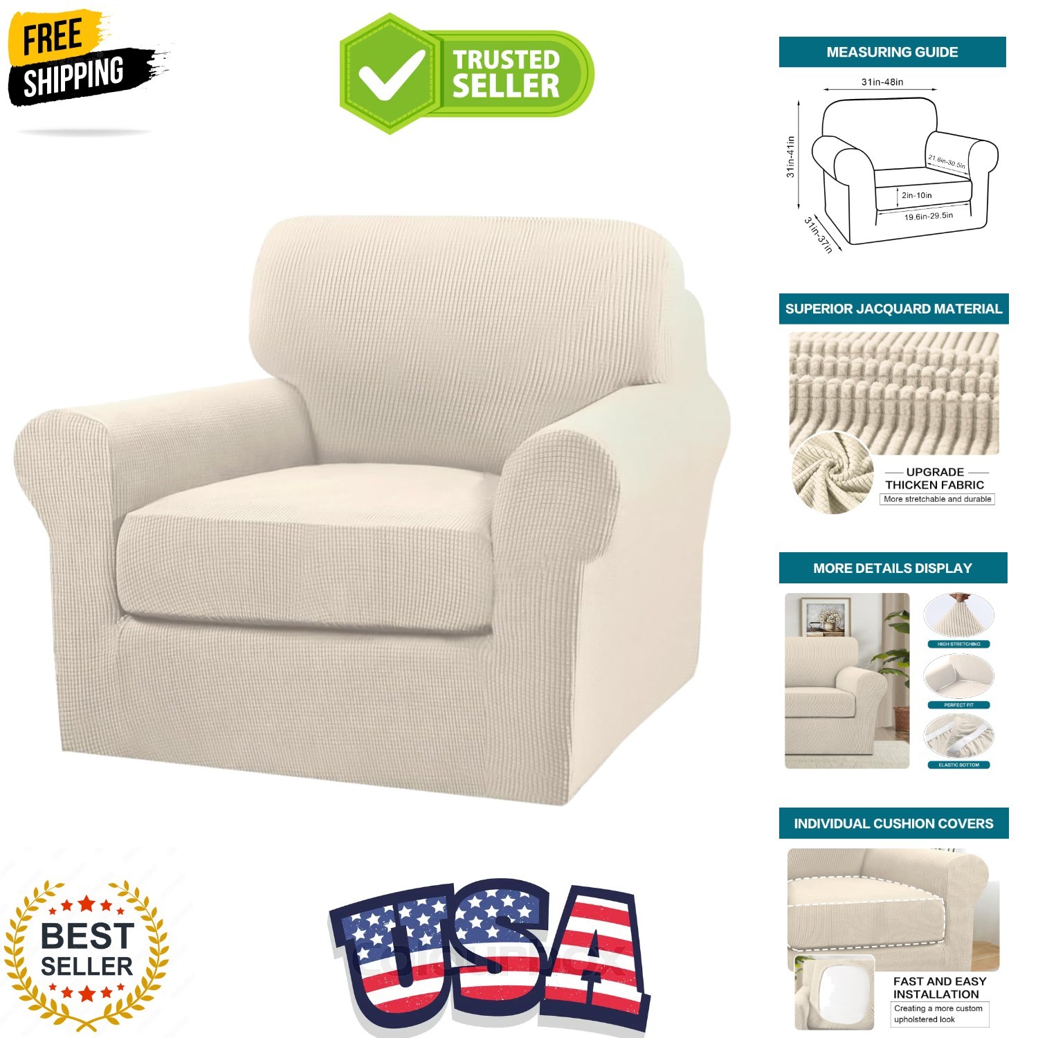 Covers For Living Room Armchair Couch Cover With Individual 