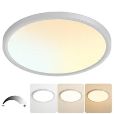 20 Inch Flush Mount Ceiling Light, Bright 40W Dimmable LED Fixture 4000LM, 30...
