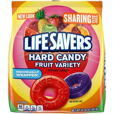 LIFE SAVERS Fruity Variety Hard Candy 14.5 oz Sharing Size Bag Assorted Flavors