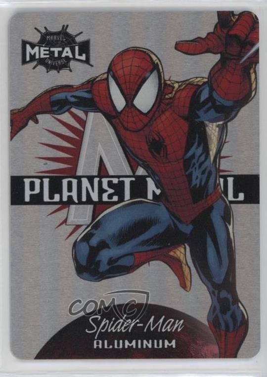 2022 Upper Deck Marvel Metal Universe Planet Spider-Man #19PM 0lo3