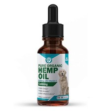 Hemp Oil for Pets 5000mg - Natural Anxiety Relief for Dogs Cats Separation