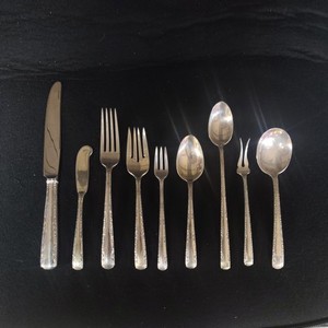 Camellia by Gorham Sterling Silver Flatware Set Service For 1- 9 Total Pieces