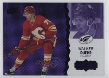 2023-24 Upper Deck Ice Rookies Purple Walker Duehr #122 r7o
