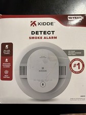 Kidde 10-Year Battery Powered Smoke Detector with Photoelectric Sensor