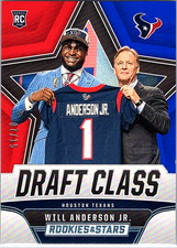 2023 Panini Rookies & Stars - red and blue Draft Class Will Anderson #DC-18  /15
