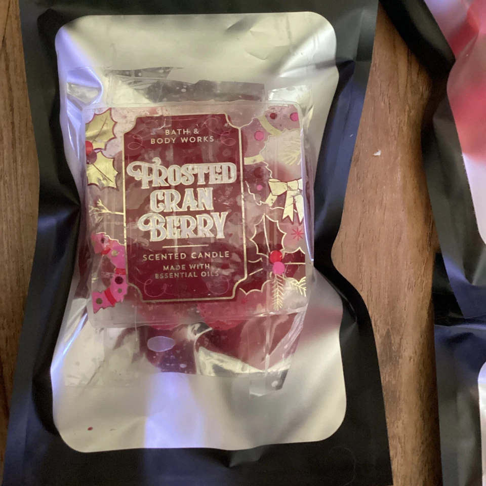 Vela Bath & Bodyworks derrite arándano esmerilado casero (rojo) Foto 4 de 4