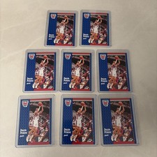 Lot Of 8 1991-92 Fleer Basketball #134 Drazen Petrovic New Jersey Nets