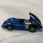 Hot Wheels Jet Threat Redlines Blue 1:64 Diecast Car with Opening Hood