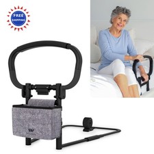 Bed Rails Foldable Adjustable 330lb Capacity King Queen Full Twin Elderly Safety
