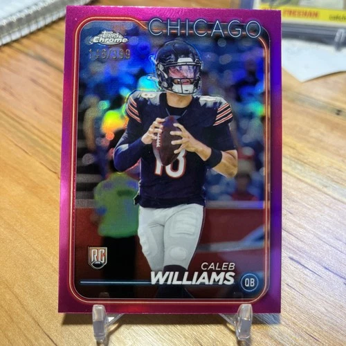 2024 Topps Chrome - Caleb Williams #202 Magenta Refractor 146/399 RC