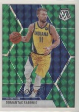 2019-20 Panini Mosaic Green Prizm Domantas Sabonis #155 fm0