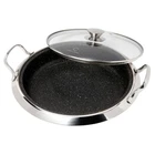 Curtis Stone 12" DuraPan+ Nonstick Stainless Steel Multipurpose Pan