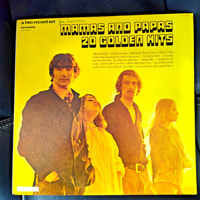 Mamas & The Papas 20 Golden Hits 12'' Record Album LP Vinyl 1973 DSX-50145