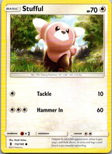 Stufful 112/145 SM02 SM - Guardians Rising NM Pokemon
