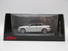 1/43 Schuco Audi A5 Cabriolet Cabriolet Mini Car Ibis White (seatsoft top dark