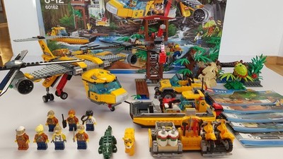 LEGO City 60162 Djungle Air Drop Helicopter- Gebraucht Guter Zustand