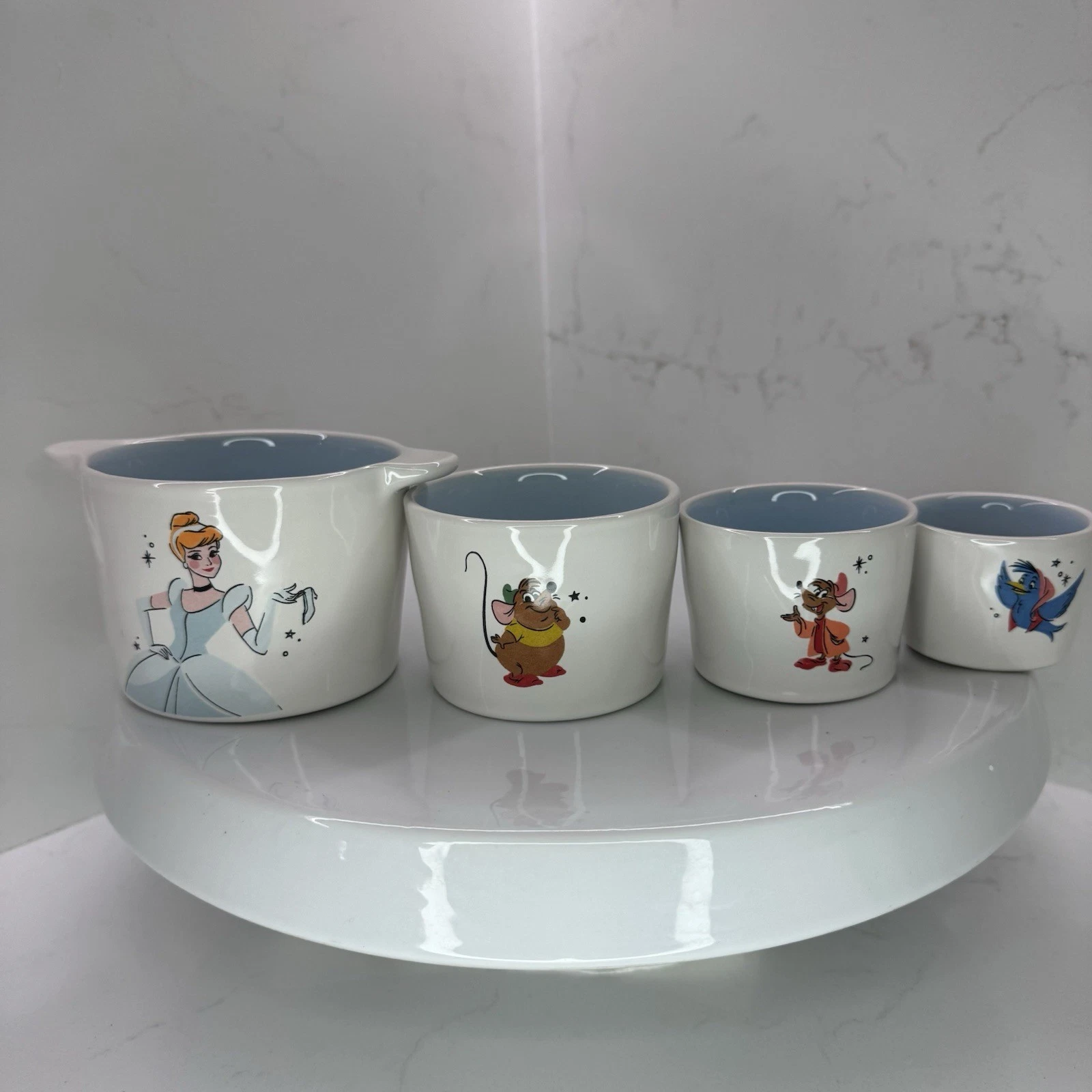 Rae Dunn Disney Princess Measuring Cups – Set of 4 – Cinderella & Friends