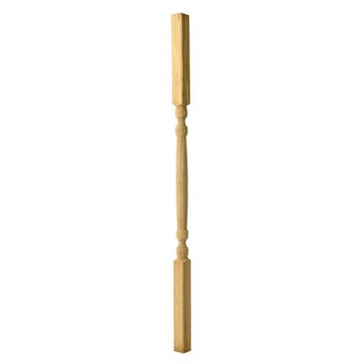 Prowood 106033 No.2/BTR Southern Yellow Pine Deck Spindle 3Lft.x2Wx2 Thick in.