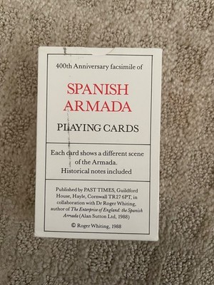 RARE Spanish Armada playing cards -- full deck, good condition